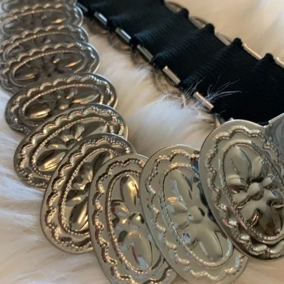 Silver stretch belt online